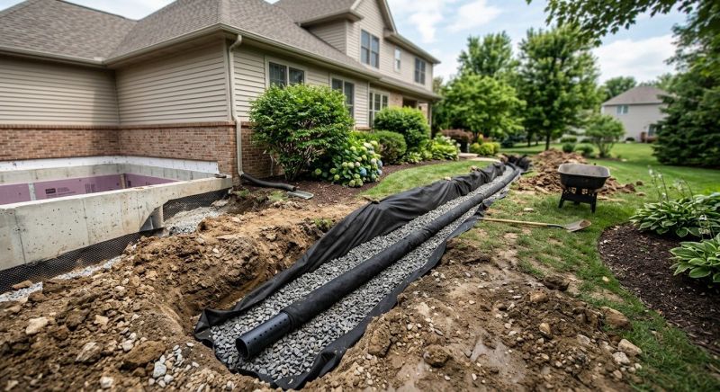 Channel Drain Installation in Tuscaloosa, AL