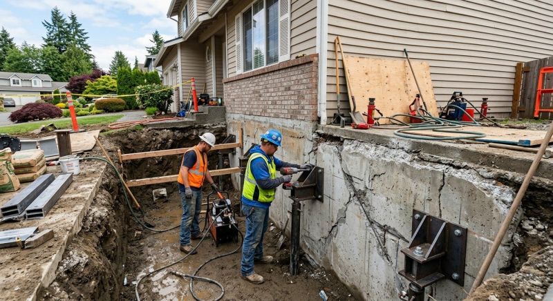 Concrete Foundation Repair in Columbus, OH
