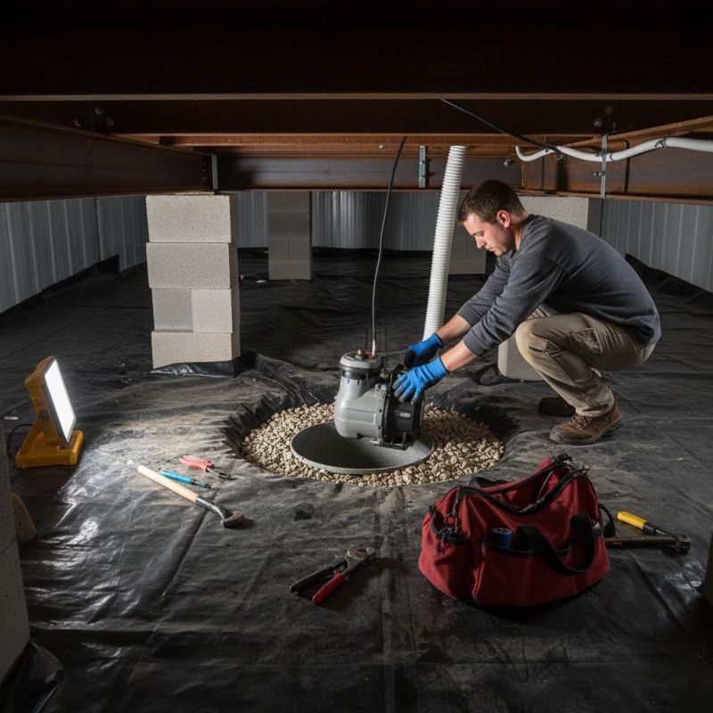 Drainage Pump Installation in Warwick, RI