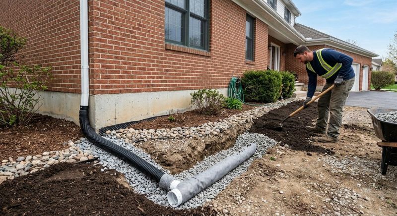 French Drain Installation in Birmingham, AL