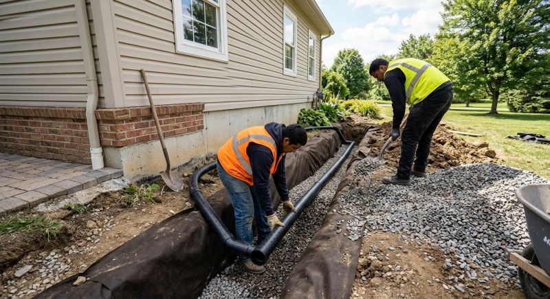 French Drain Service in Tuscaloosa, AL