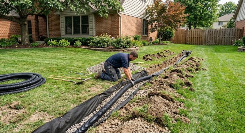 Lawn Drainage in Tuscaloosa, AL