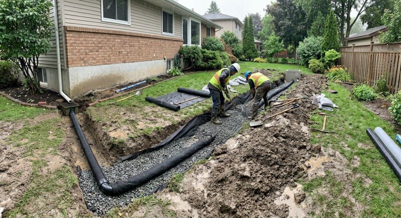 Muddy Yard Drainage in Tuscaloosa, AL