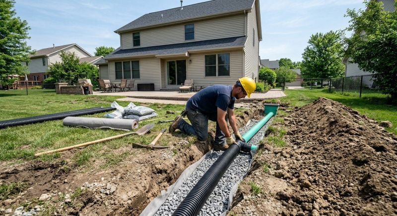 Porch Drainage Installation in Tuscaloosa, AL