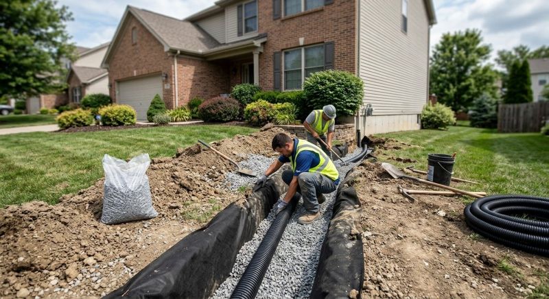 Rainwater Drain Installation in Tuscaloosa, AL